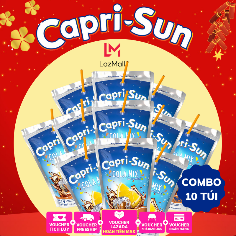 Nước trái cây Capri Sun vị Cola 200ml - hàng nhập khẩu Đức chính hãng
