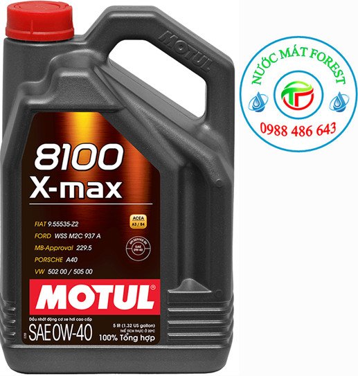 DẦU TỔNG HỢP MOTUL 8100 X- MAX 0W40 5LIT