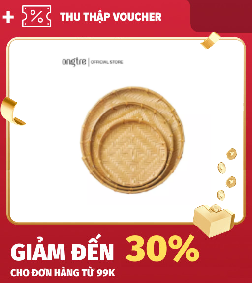 Mẹt tre thủ công, Size: 20cm-60cm (ẩm thực cổ truyền) | ongtre® (Vietnam)