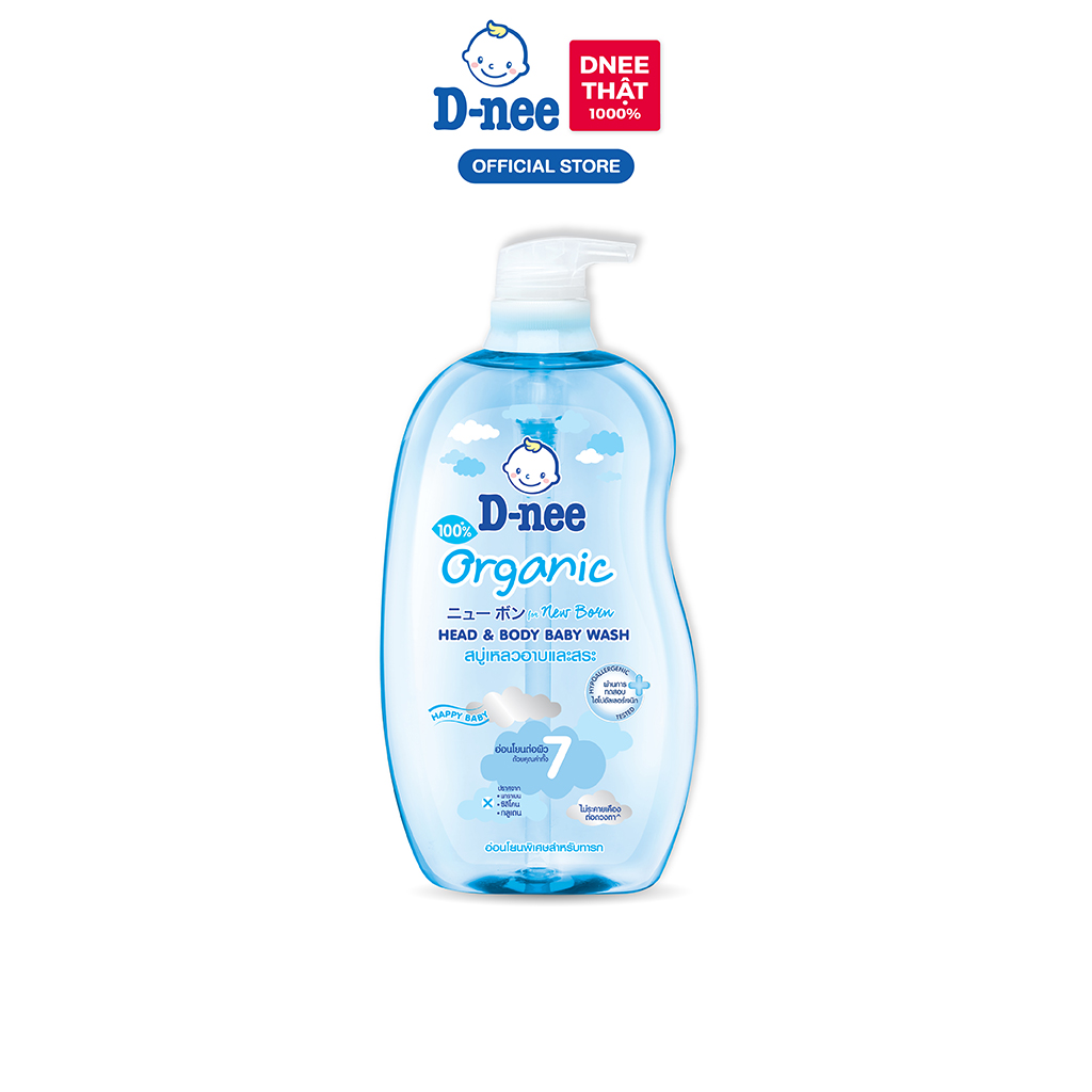 Tắm gội toàn thân em bé (<3 tuổi) D-nee 800 ML - New born