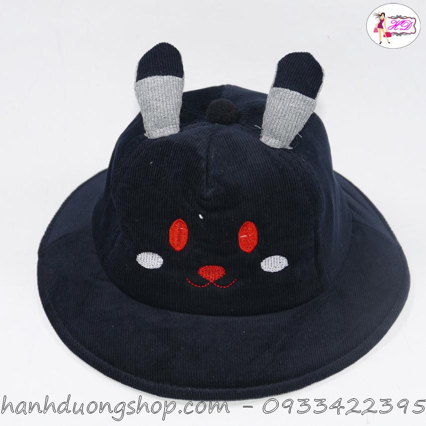 Nón tai bèo cho bé từ 2 - 4 tuổi, thiết kế vành nhỏ có 2 tai thỏ độc đáo ngộ nghĩnh, chất liệu vải mềm mại che nắng tốt