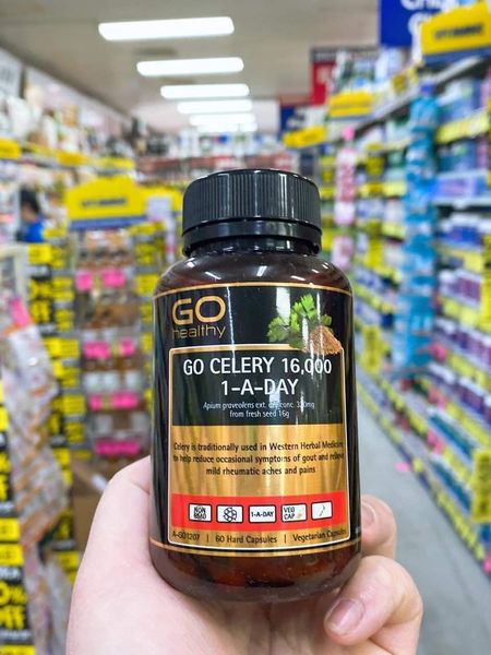 Viên hỗ trợ gout go healthy go celery 16000 60 viên