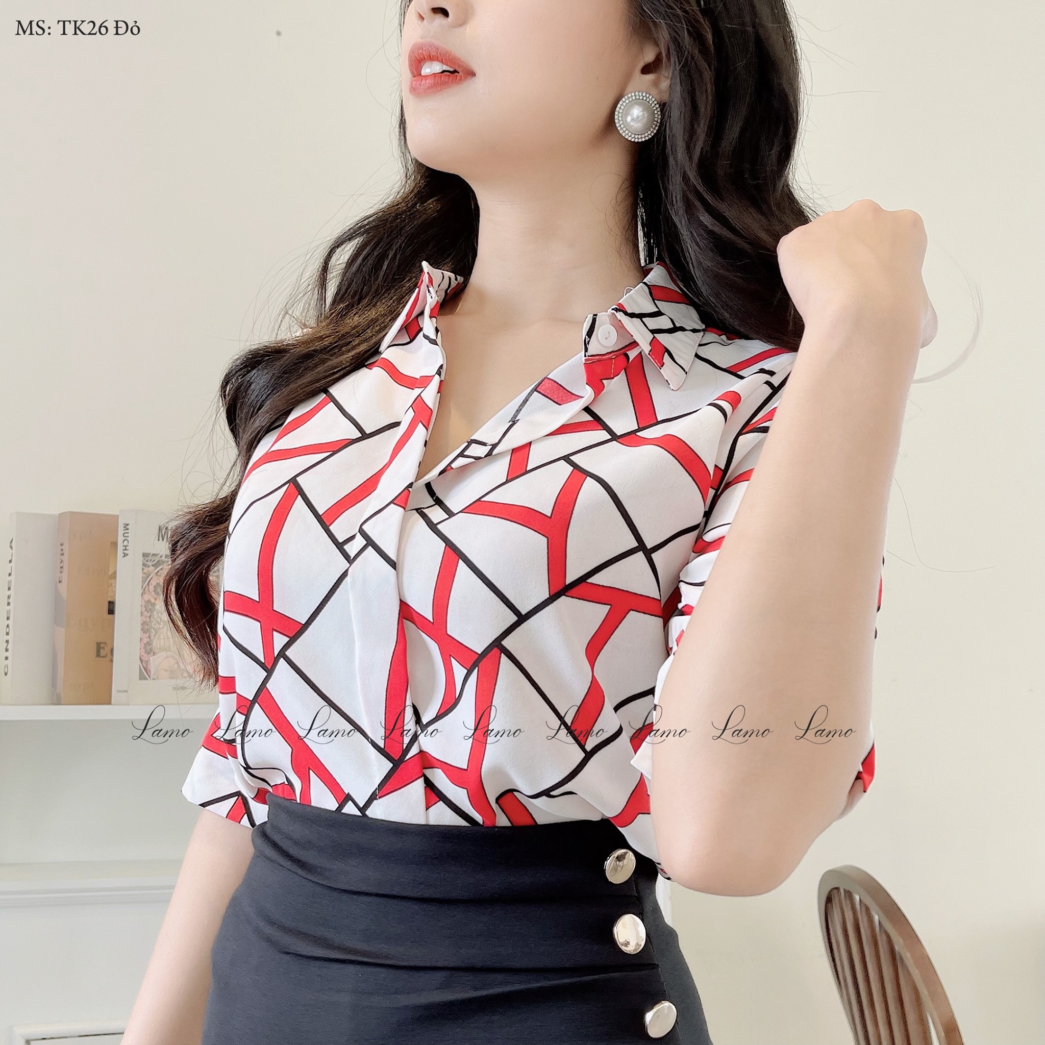 Áo sơ mi nữ kiểu hàn quốc - tk26