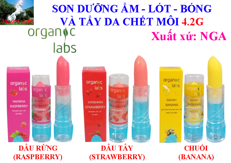 Son dưỡng môi organic labs