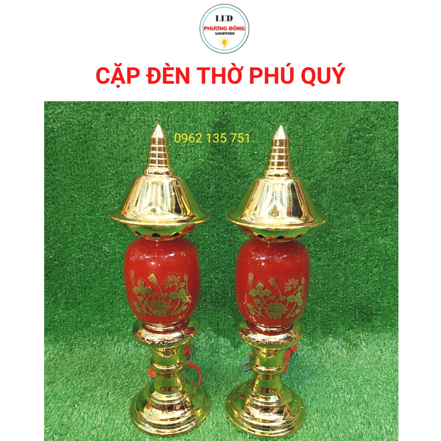 Đèn thờ phú quý số nhỏ, trung, lớn.