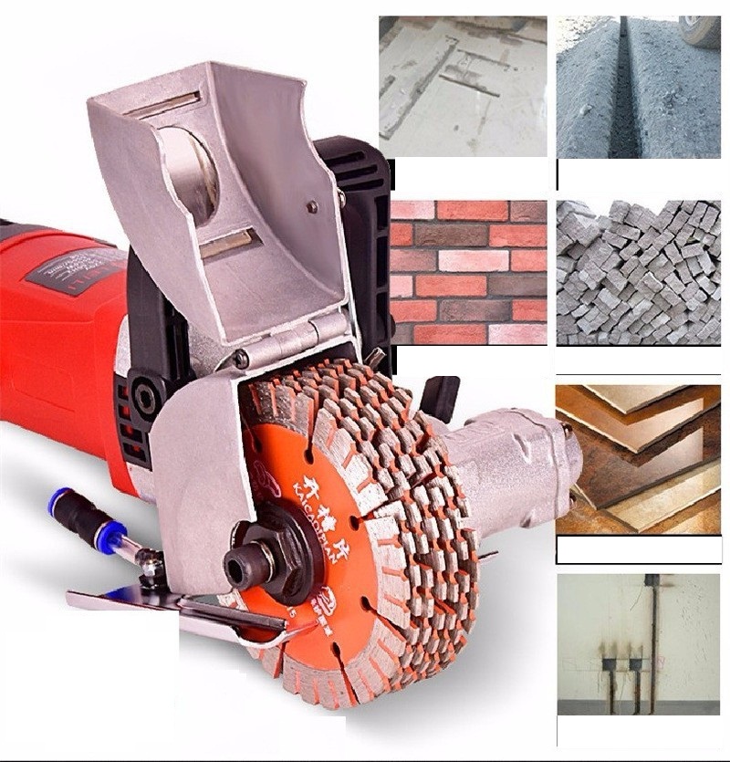 Máy cắt tường tạo rãnh 5 - 7 lưỡi, may cat ranh tuong
