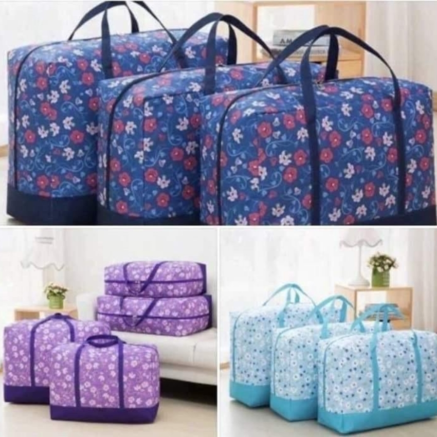 Set 3 túi đựng chăn màn quần áo đa năng siêu to bền đẹp - q15606