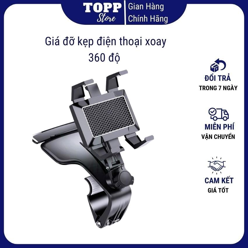  Kẹp điện thoại trên oto kẹp điện thoại oto xoay 360 độ kèm bảng số điện thoại giá đỡ kẹp điện thoại xoay 360 độ chống rung gắn taplo tấm chắn nắng gương chiếu hậu oto xe hơi 