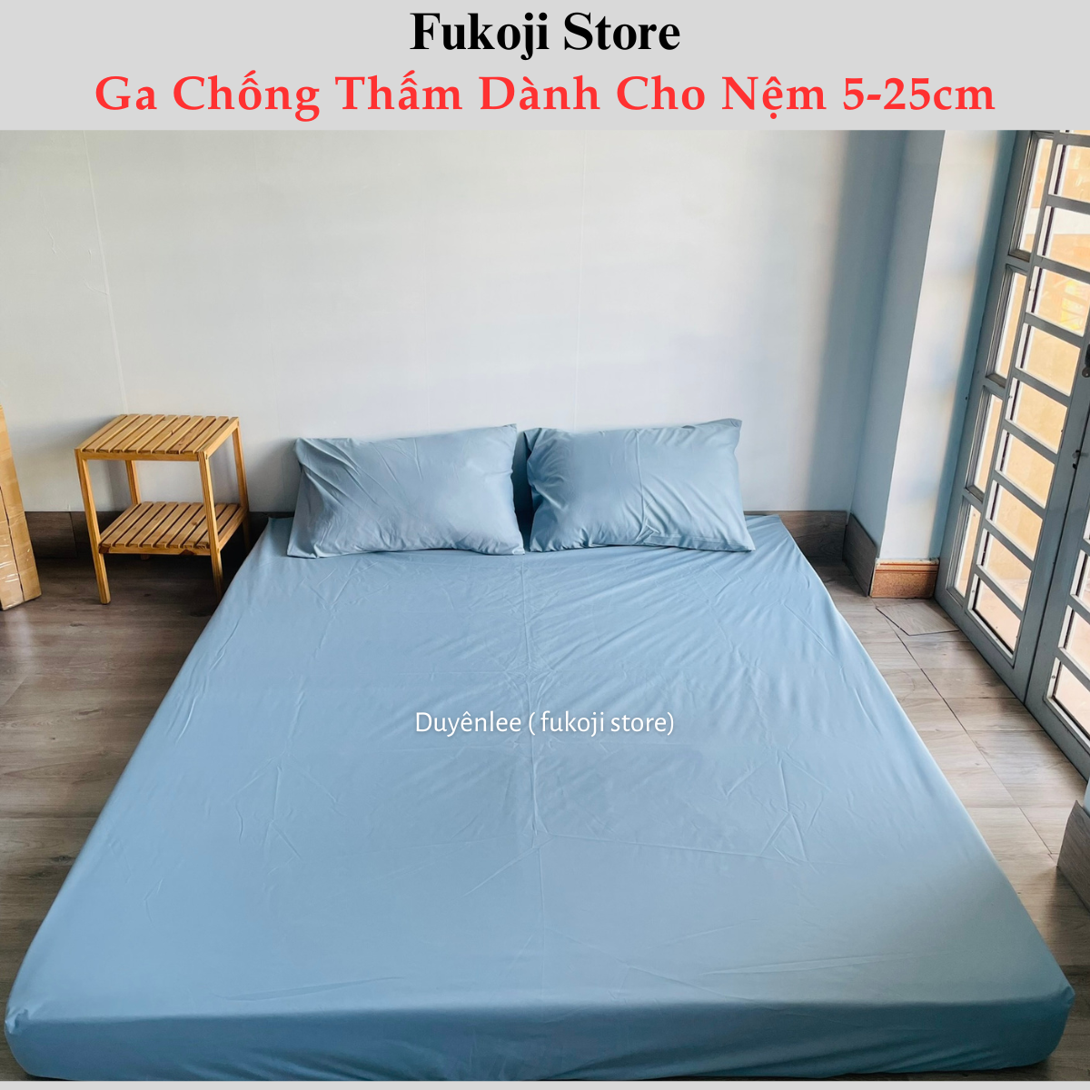 Ga chống thấm kháng khuẩn, dành cho nệm 5-27cm - kích thước 1mx2m, 1m2x2m, 1m4x2m, 1m6x2m, 1m8x2m
