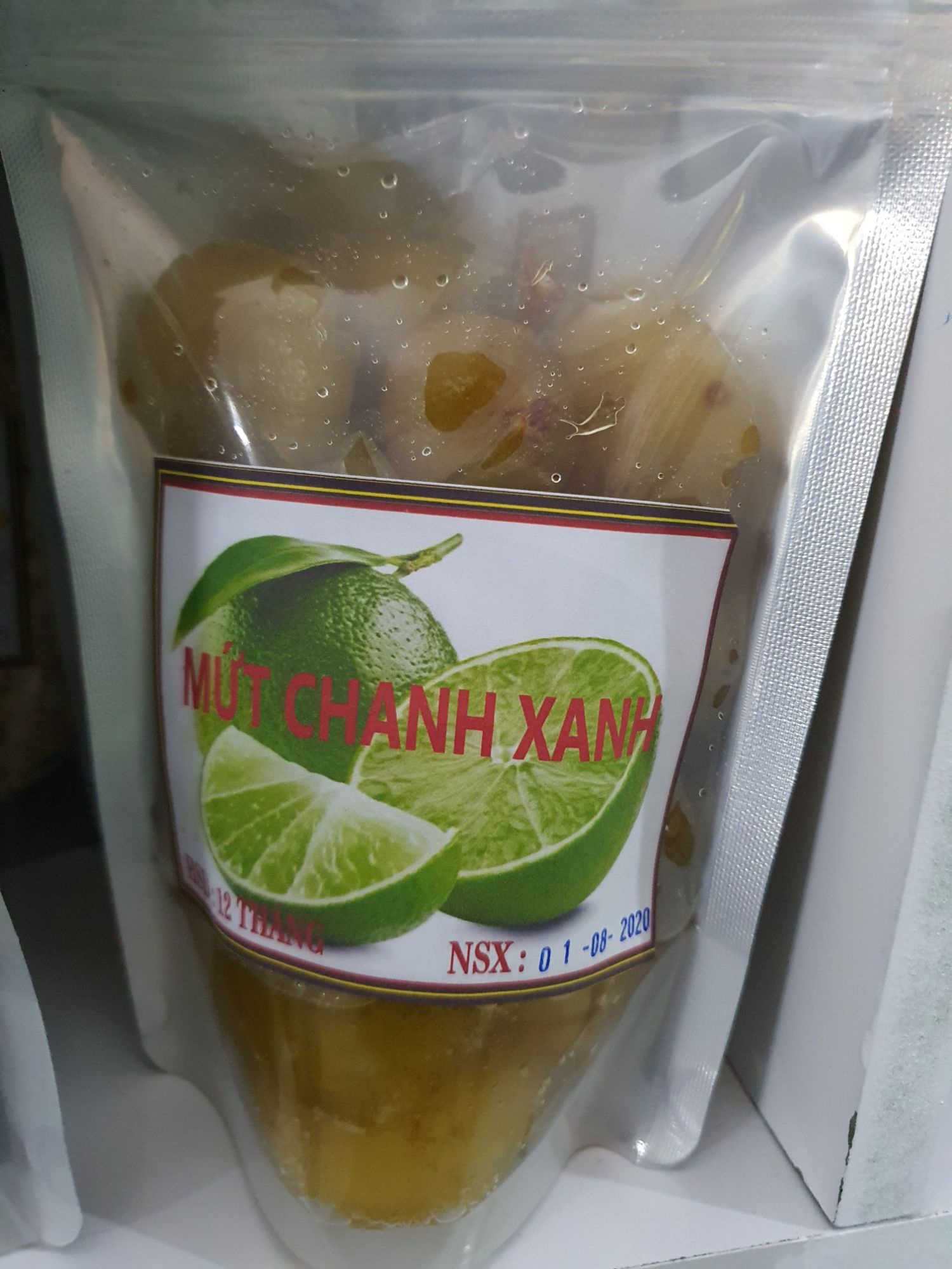 Mứt chanh xanh làm bánh trung thu 500G  - date luôn mới