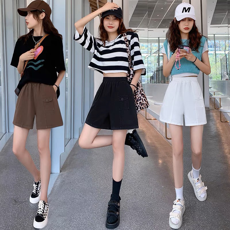 Quần kaki chun túi hộp , quần kaki 2 da chun nữ