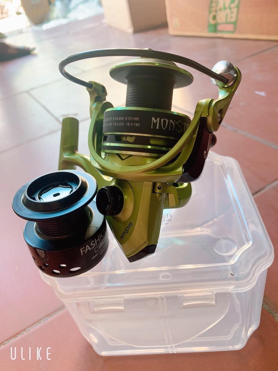 May cau ca Yolo MONSTER tặng thêm cối MT có từ -4000-5000-6000 - Cần Câu Shimano giá rẻ kính chào