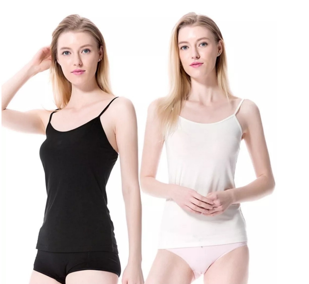 Áo hai dây nữ thun cotton mặc trong vest a2d