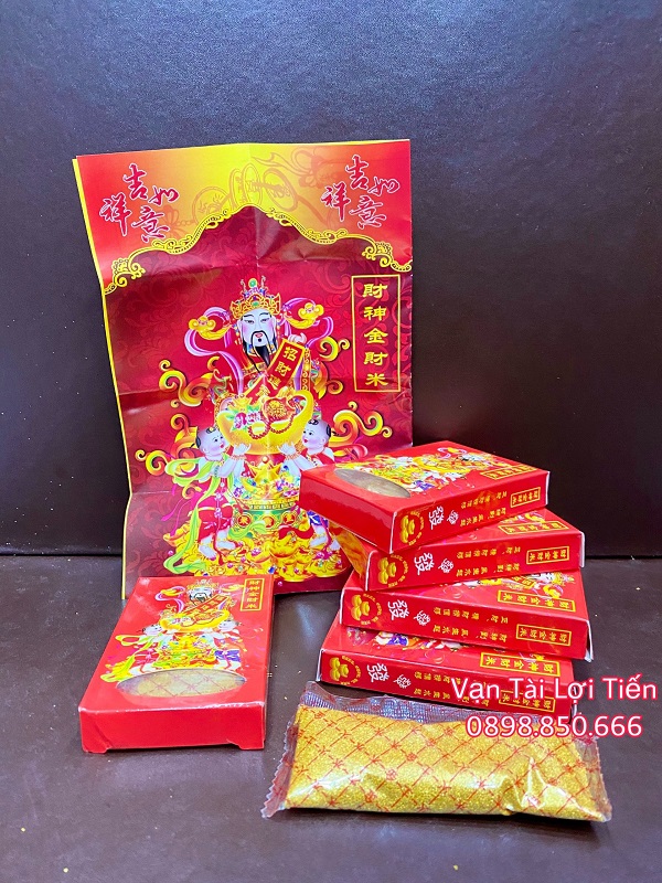 Gạo vàng thần tài chiêu tài nạp phúc loại hạt mịn