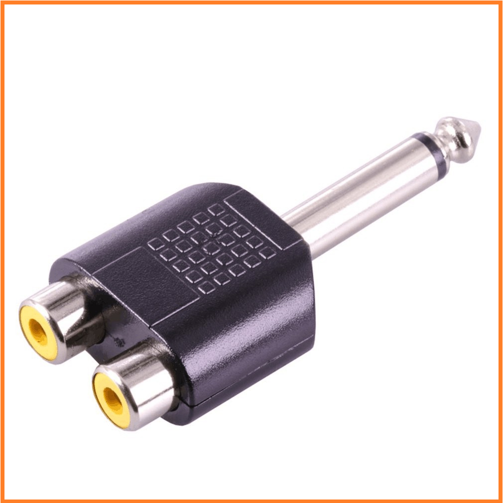 [HCM]Jack Chuyển 6.5mm Ra 2 Chân Bông Sen Cái
