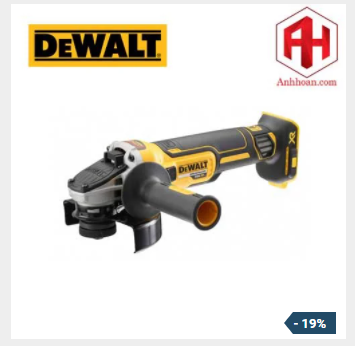 Thân máy mài dùng pin 18V DeWALT DCG405N cam kết hàng nhận được đúng mô tả đổi trả trong 7 ngày làm việc