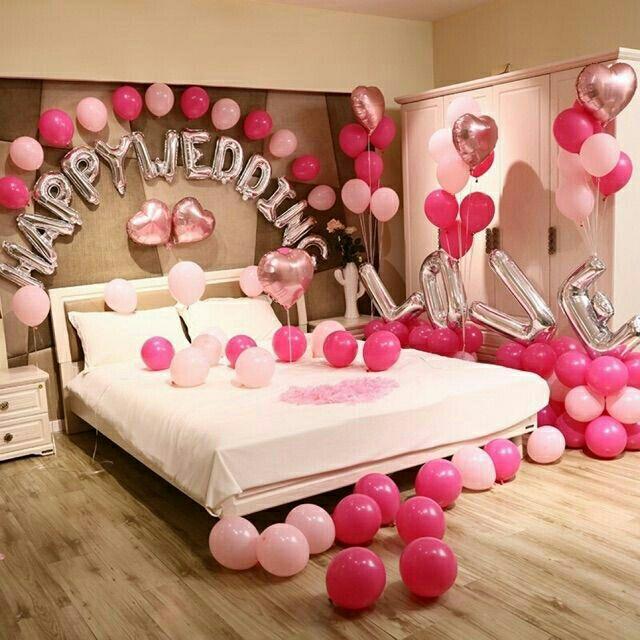 Set bóng bay trang trí phòng cưới có bộ bóng chữ LOVE size 40cm