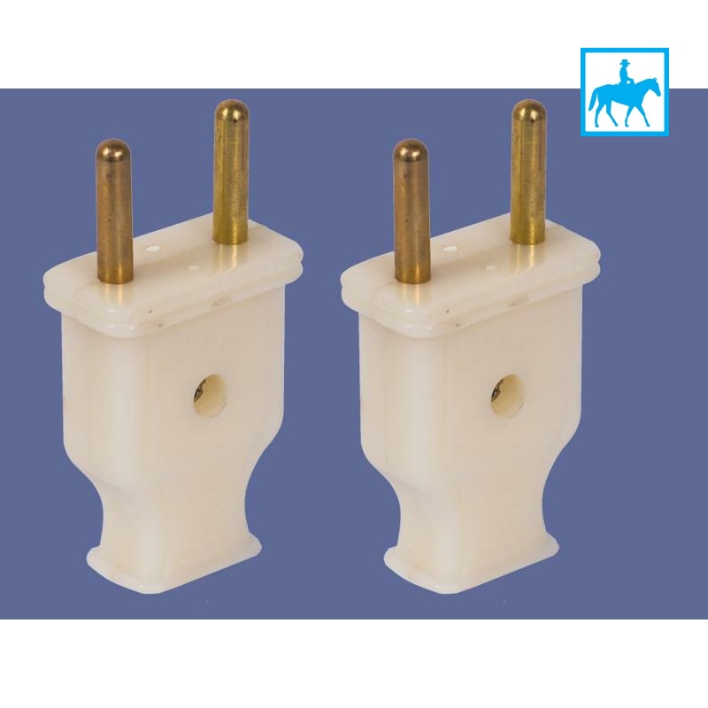 Bộ 2 phích cắm điện chân dẹt và tròn