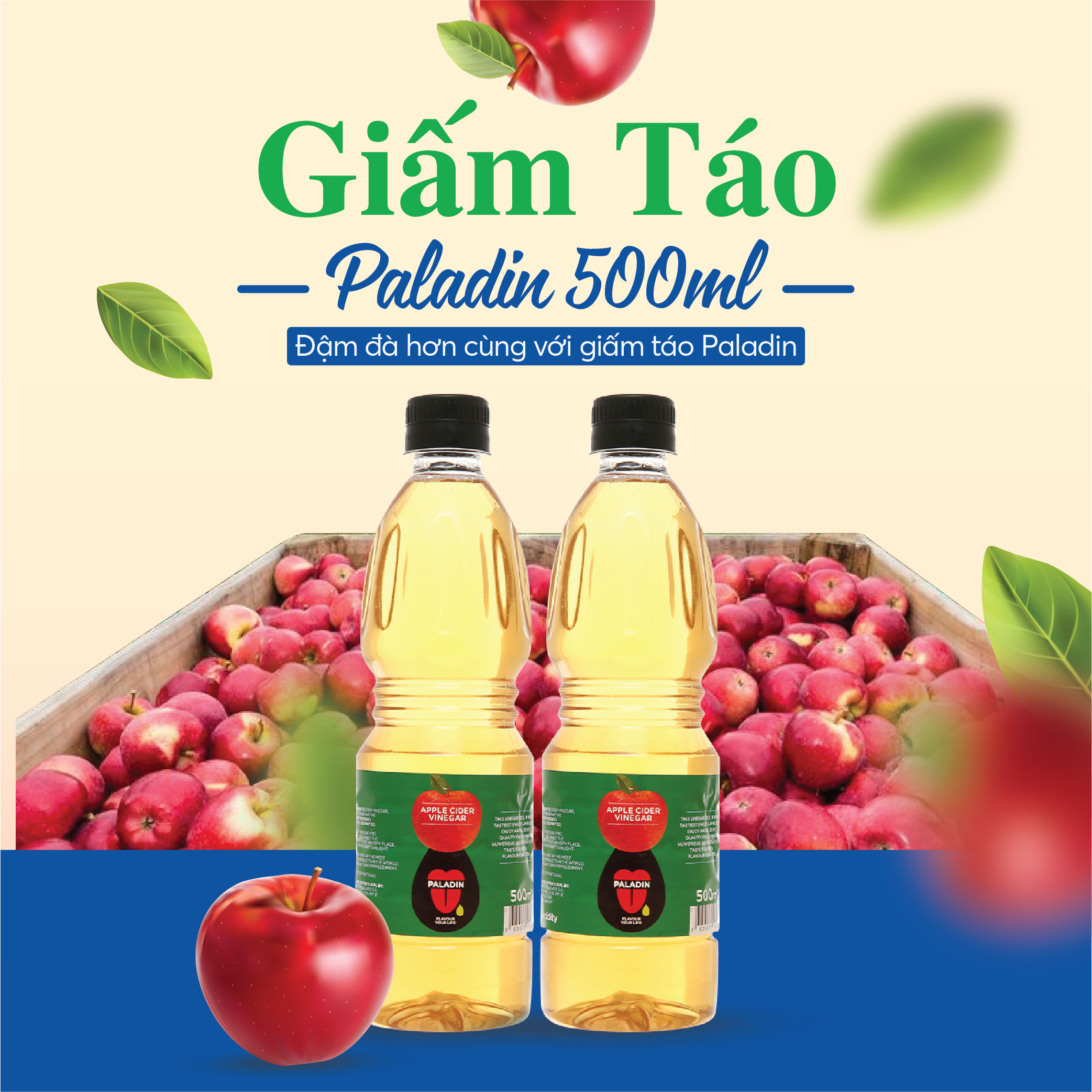 Giấm táo paladin 500ml
