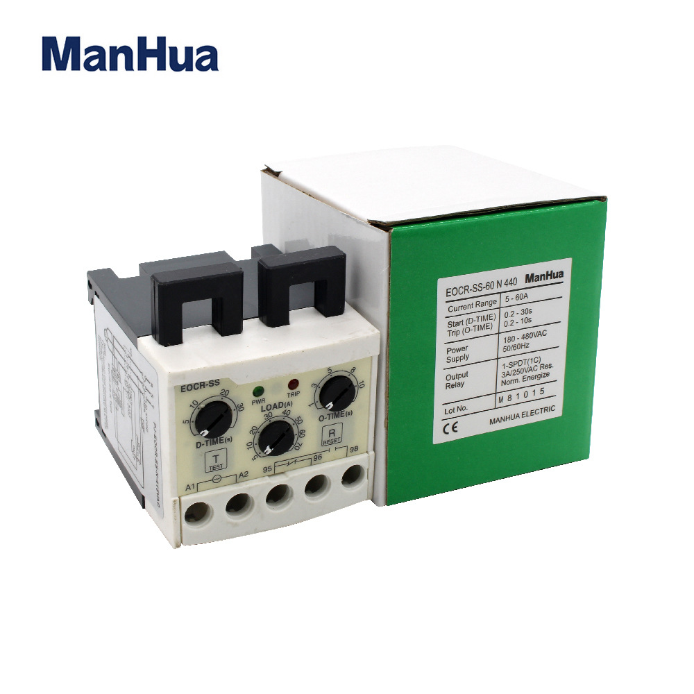 Rơ le nhiệt điện tử - relay bảo vệ động cơ - độ chính xác cao 5-70a