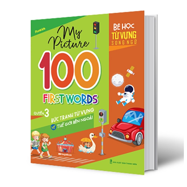 Fahasa - my picture - 100 first words - bức tranh từ vựng về thế giới bên ngoài