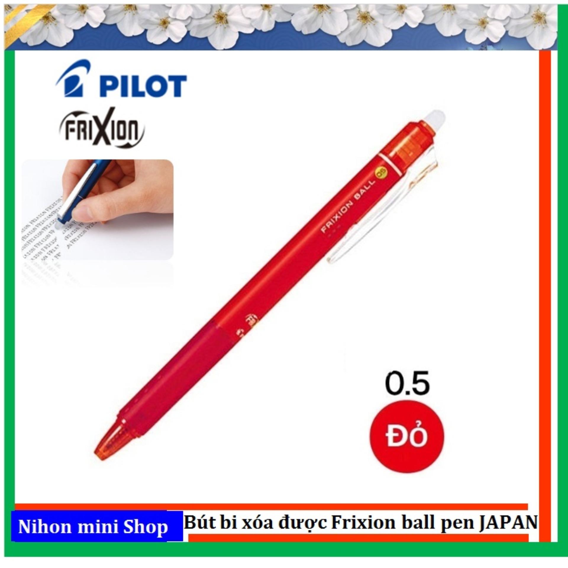 1 Bút bi xóa được Frixion PILOT ball 0.5mm (Japan) Đỏ