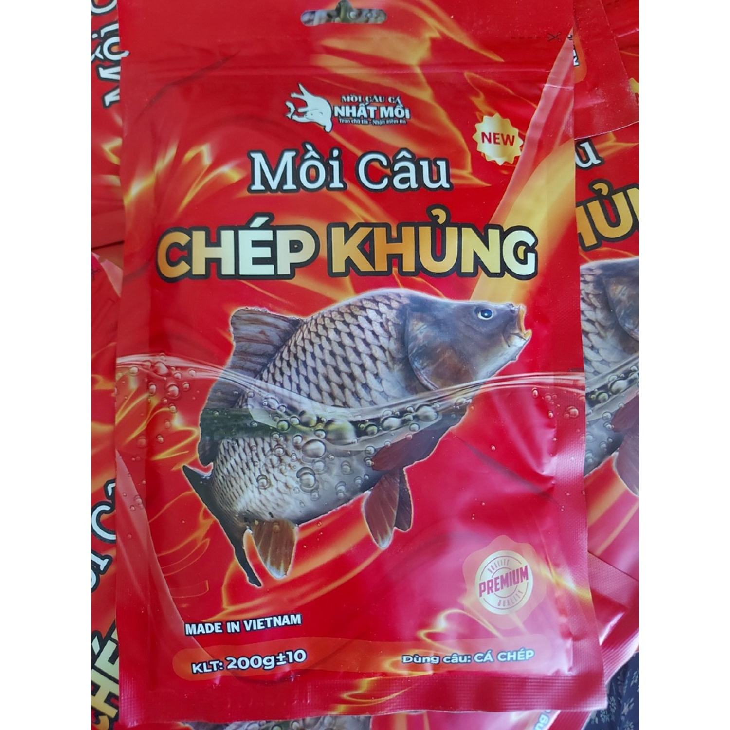 Mồi câu cá Chép Khủng. Mồi câu cá Phú Thành