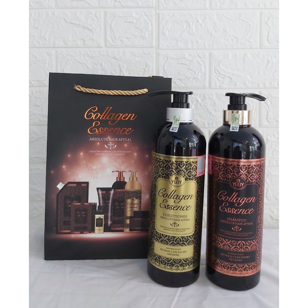 Cặp Gội Xả Collagen Essence Chính Hãng 800ml