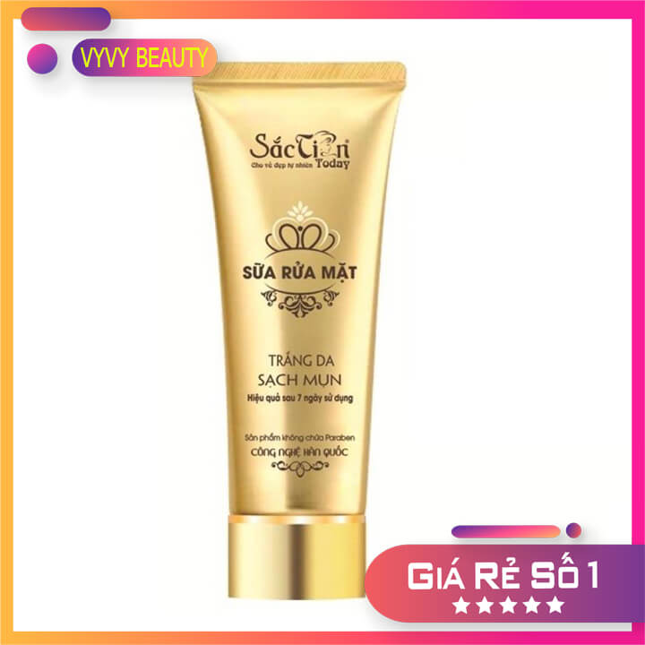 Sữa Rửa Mặt Trắng Da Sạch Mụn Sắc Tiên Today 100ml