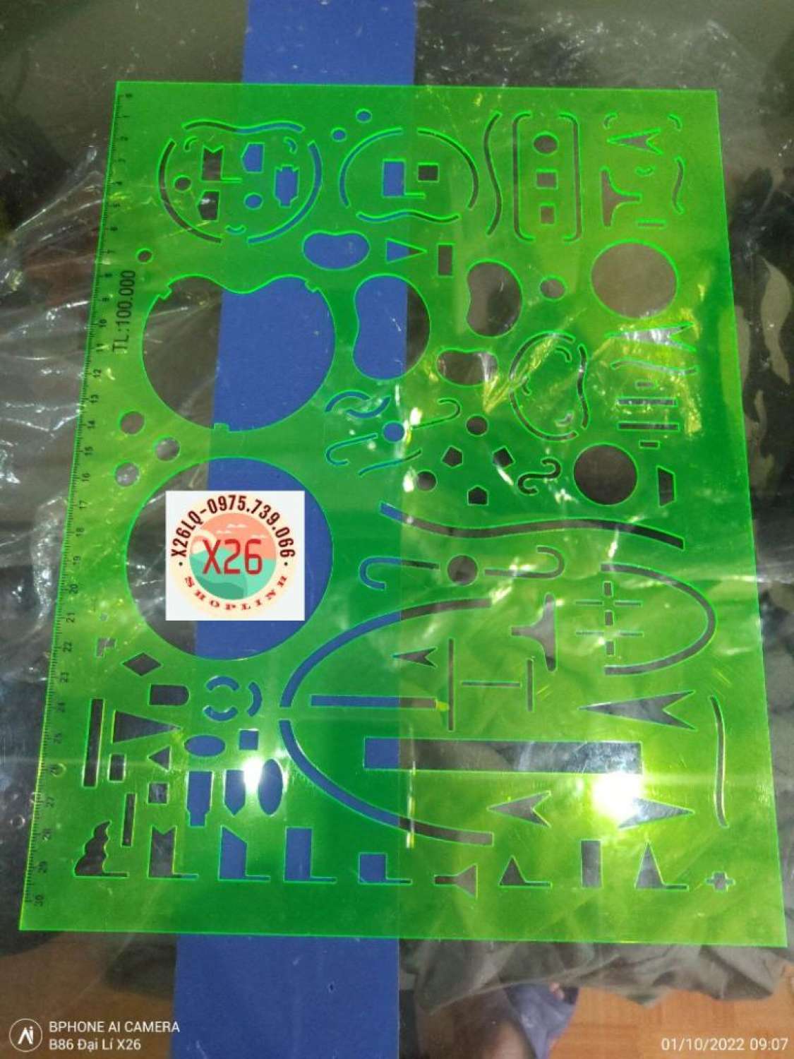 Thước chỉ huy tham mưu mẫu 1