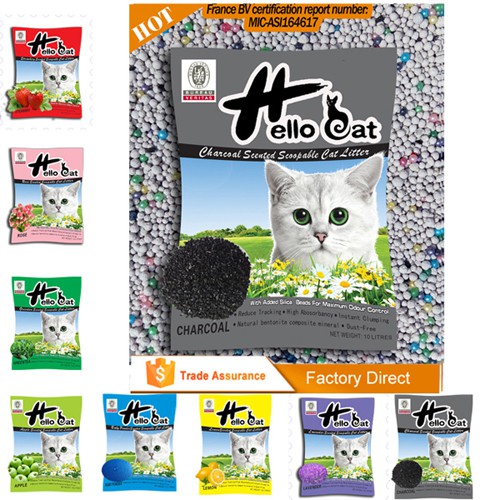 Cát vệ sinh Hello Cat cho mèo túi 10 Lít