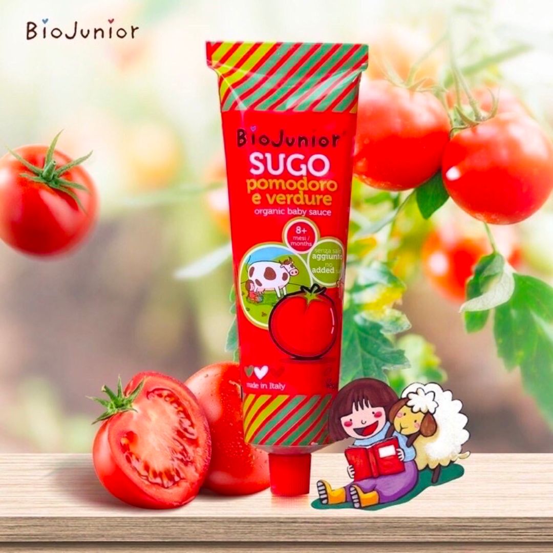 sốt cà chua hữu cơ cho bé biojunior organic tomato sauce s kids 150g 3