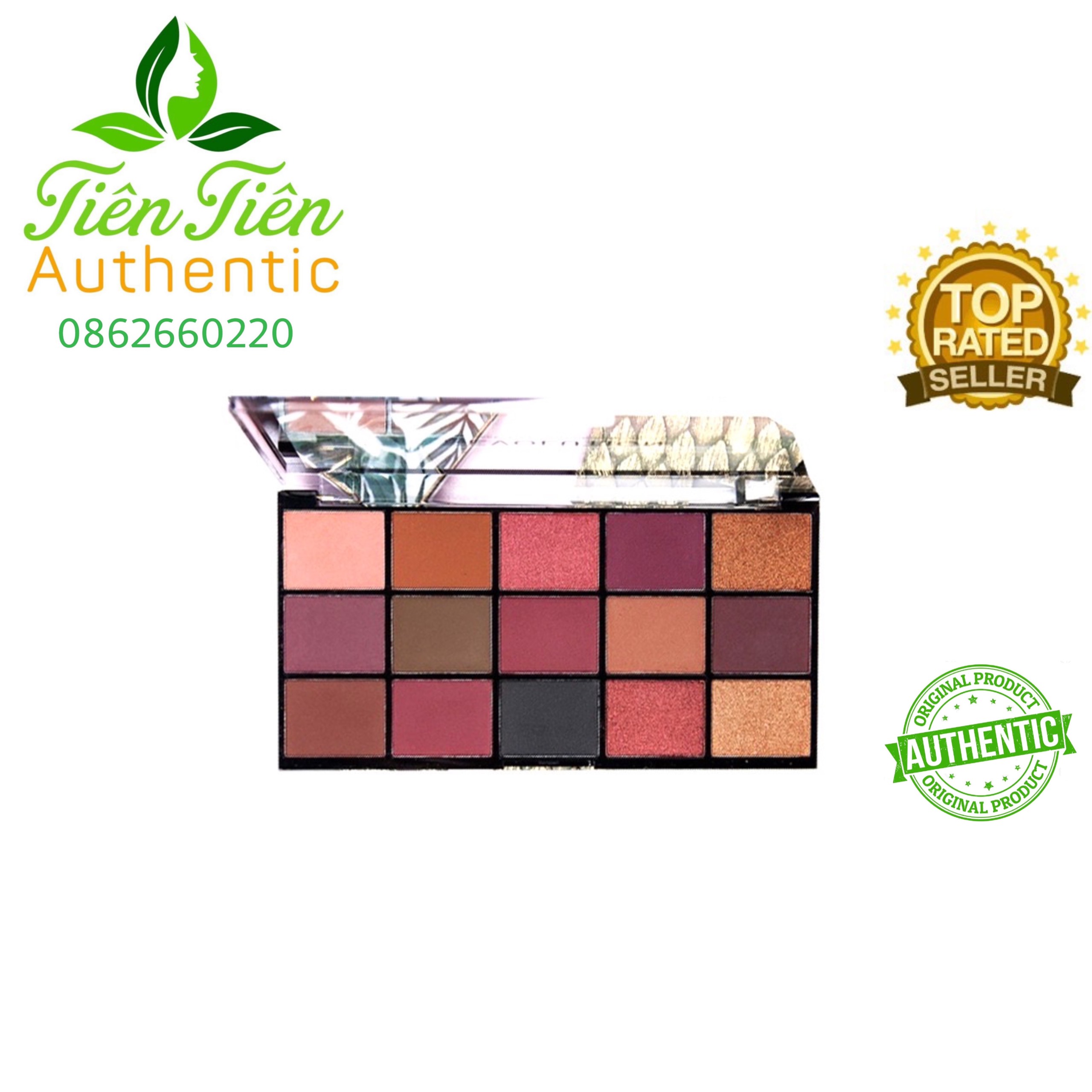 Bảng Phấn Mắt Revolution Loaded Palette – Newtrals 3