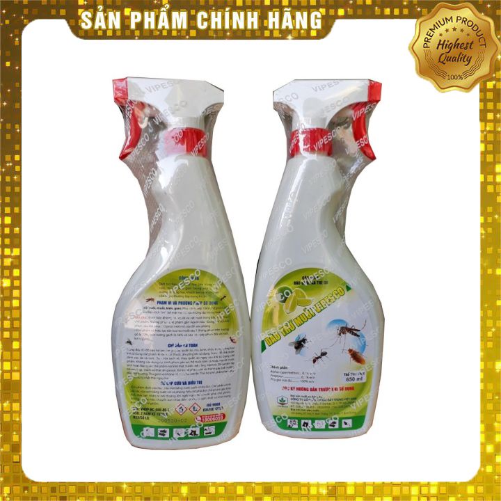 Dầu trừ muỗi Vipesco dạng xịt tiện lợi