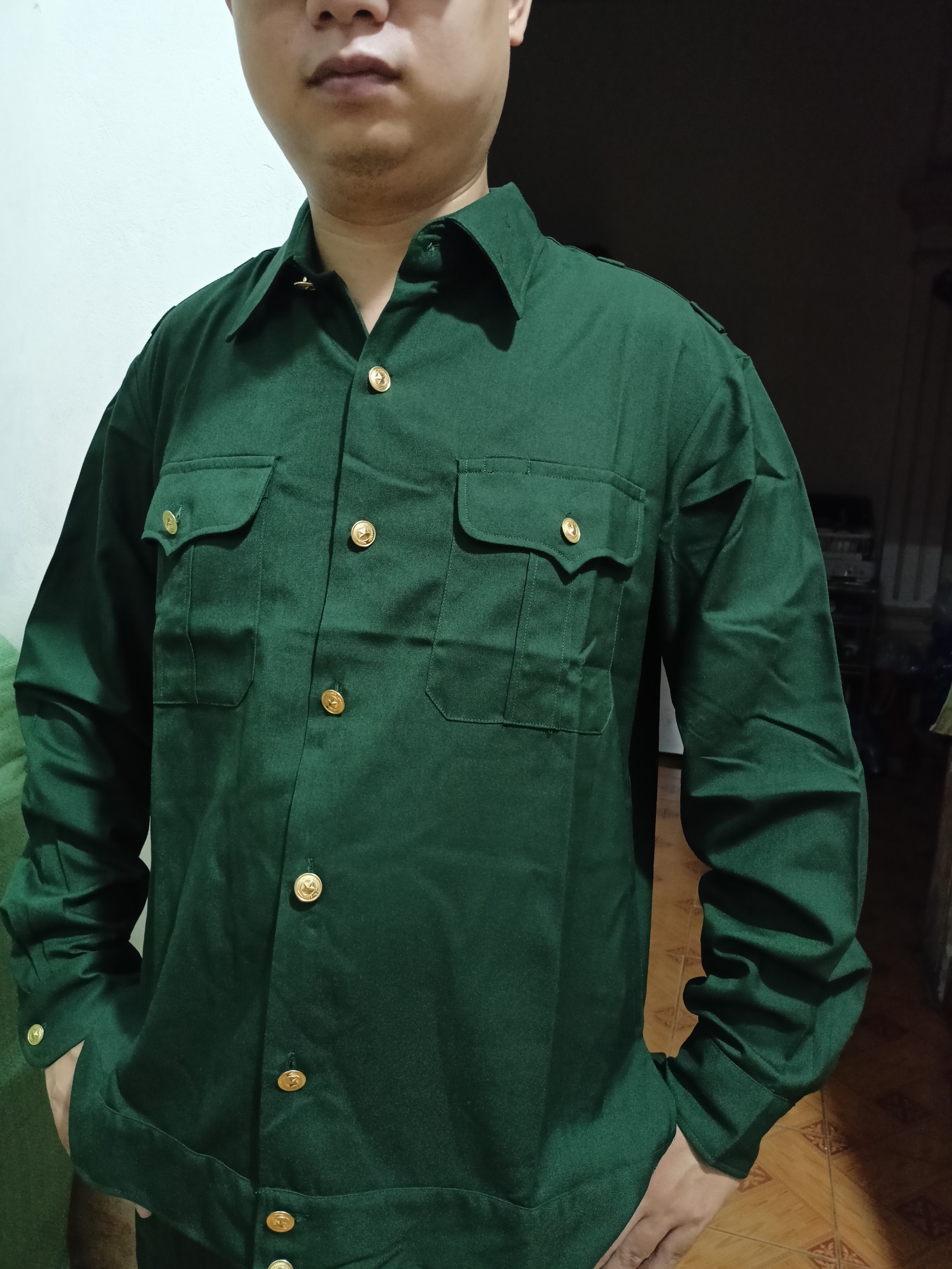 Bộ đũi oliu trung nien