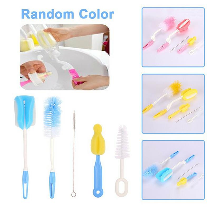 Cọ bình sữa 4 chi tiết dụng cụ vệ sinh bình sữa