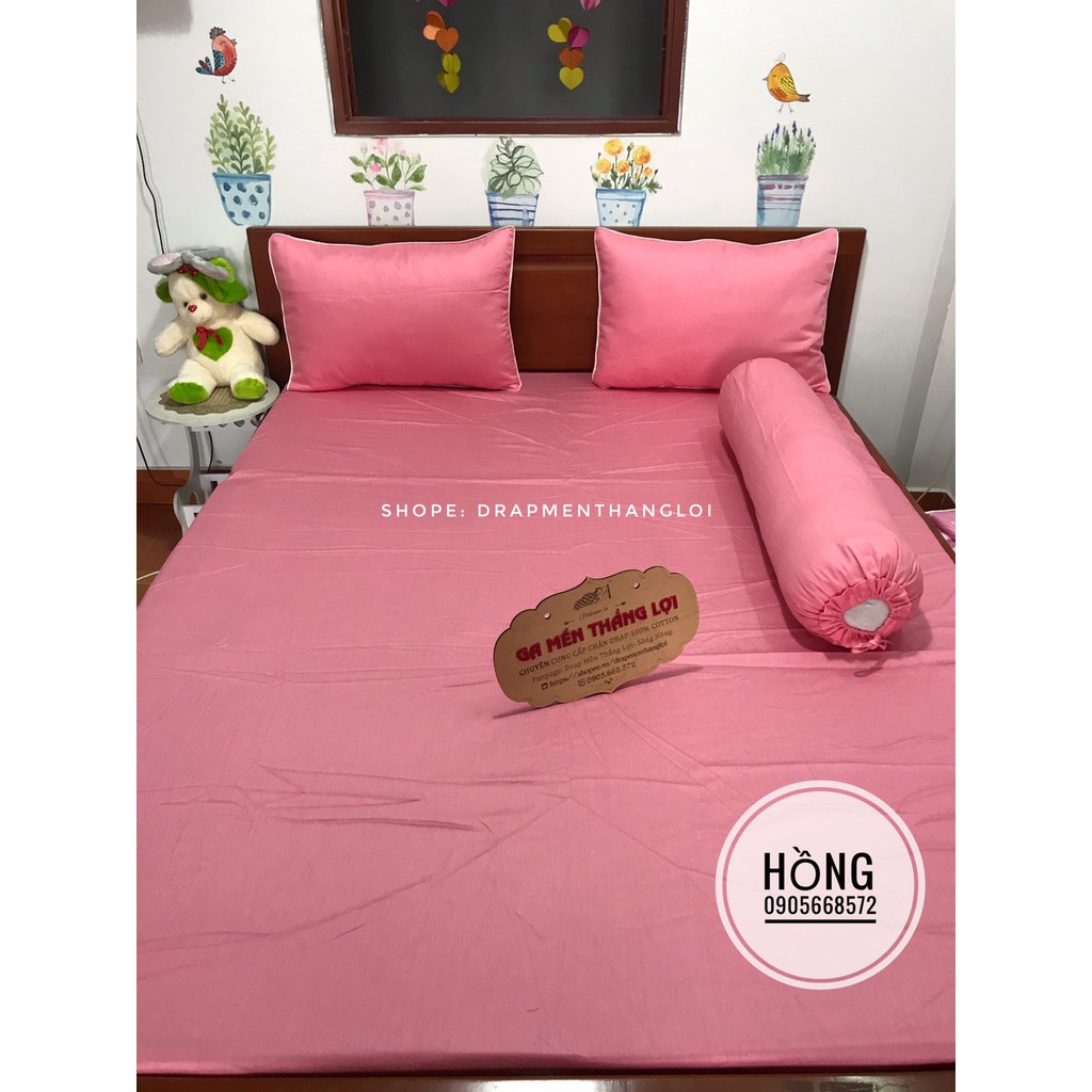 Drap 1 Màu Thắng Lợi 4 món không kèm chăn