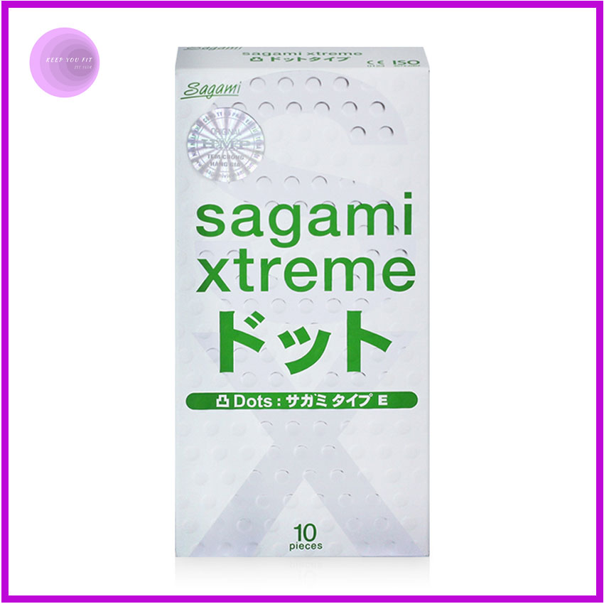 Bao Cao Su Sagami Xtreme White Siêu Mỏng Có Gân Gai (Hộp 10 cái) - Keep You Fit Shop