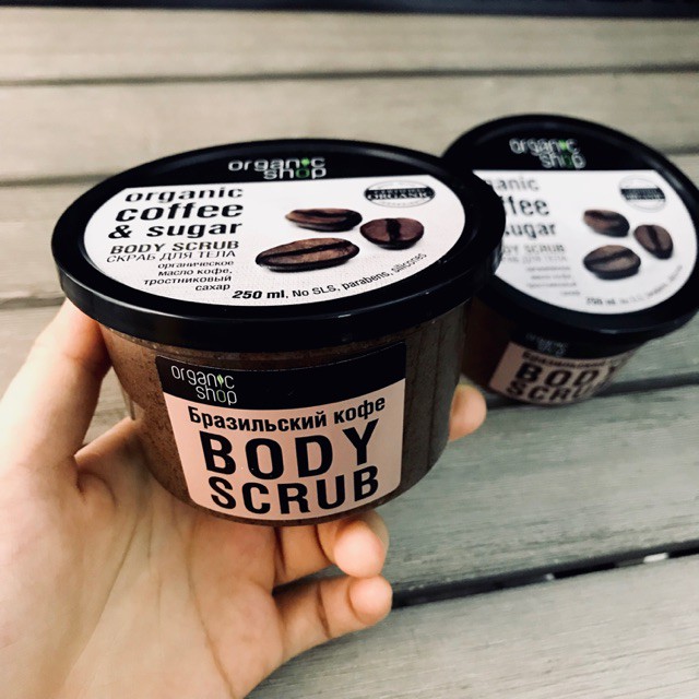 Tẩy da chết Body Cafe Organic Shop