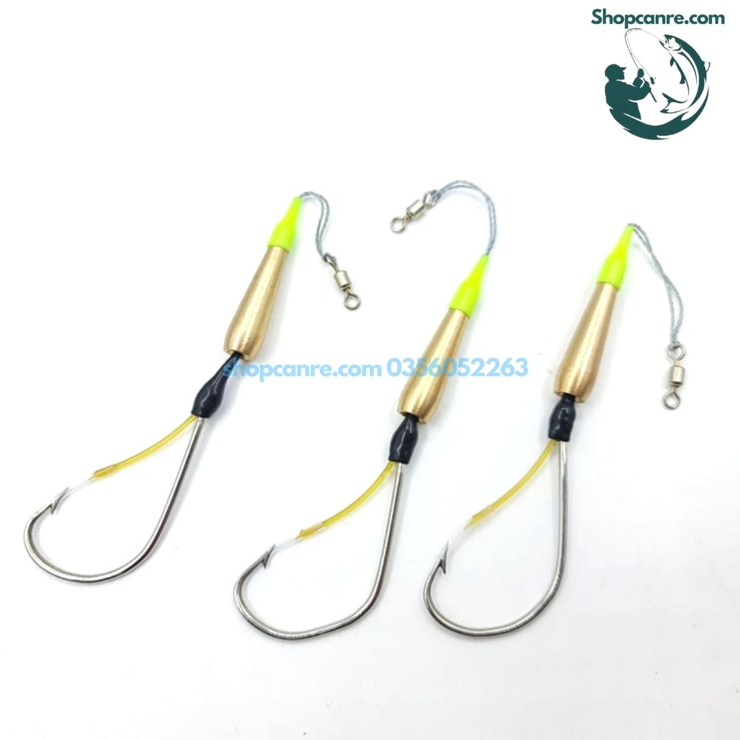 Lưỡi móc nhái thật thép AR15 câu lure