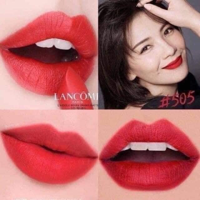 Son mini Lancome tách set màu 505, màu 196. Mua tại store Nocibe Pháp
