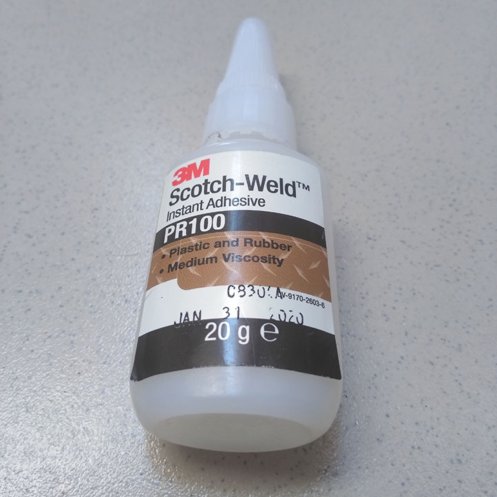 KEO NƯỚC DÁN GIÀY DA, NHỰA, CAO SU SỬ DỤNG TRONG GIA ĐÌNH, 20g (3M Scotch-Weld PR100, 20g)