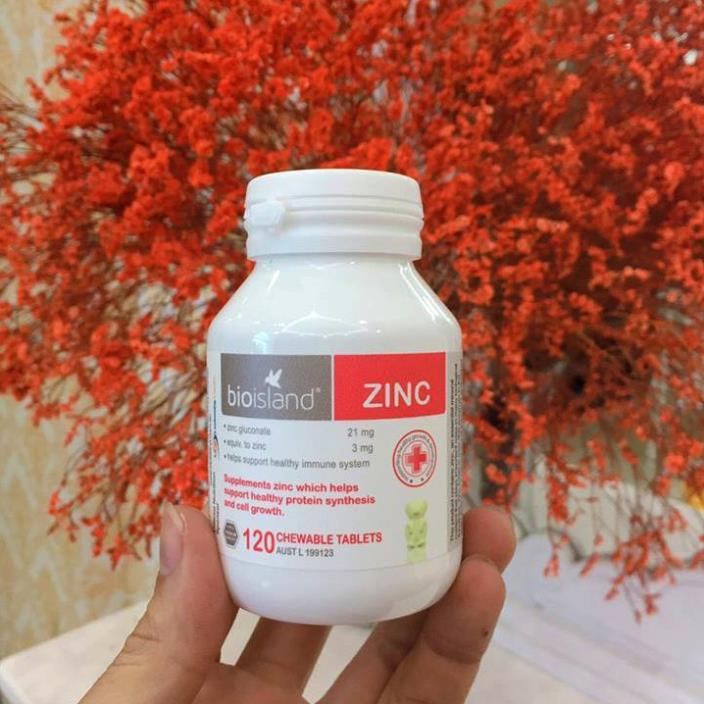 Viên bổ sung kẽm bio island zinc - 120 viên