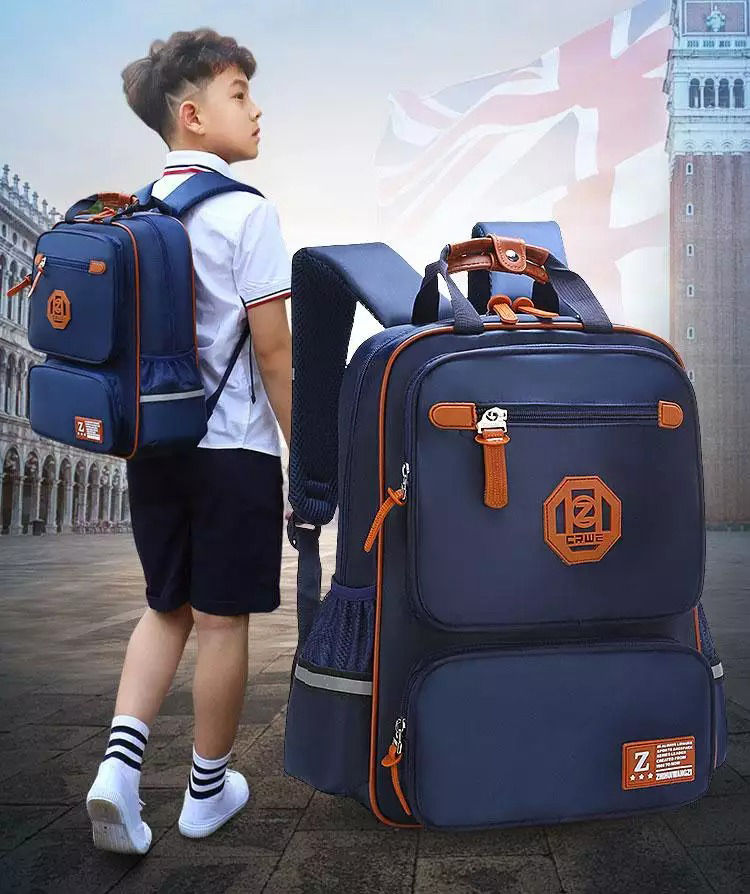 Balo học sinh cấp 1, 2 , Balo cho bé đi học chống thấm nước siêu nhẹ cao cấp