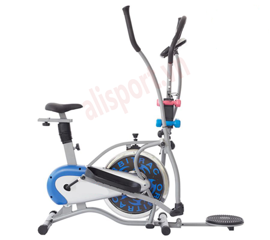 Xe đạp tập thể dục toàn thân mofit - Kèm đĩa xoay eo và tạ tay