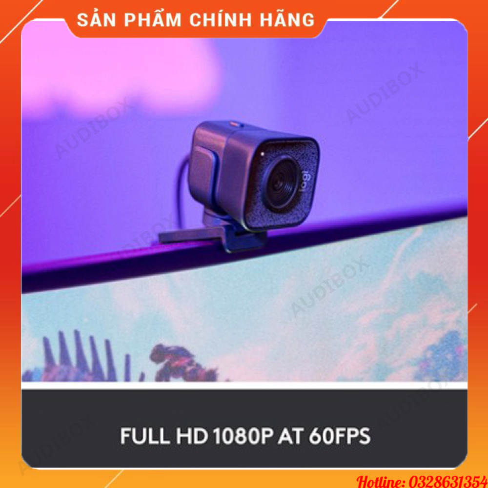 Logitech StreamCam - Webcam Livestream Chuyên Nghiệp Cho Streamer, Độ Phân Giải 1080 fullHD/60 fps