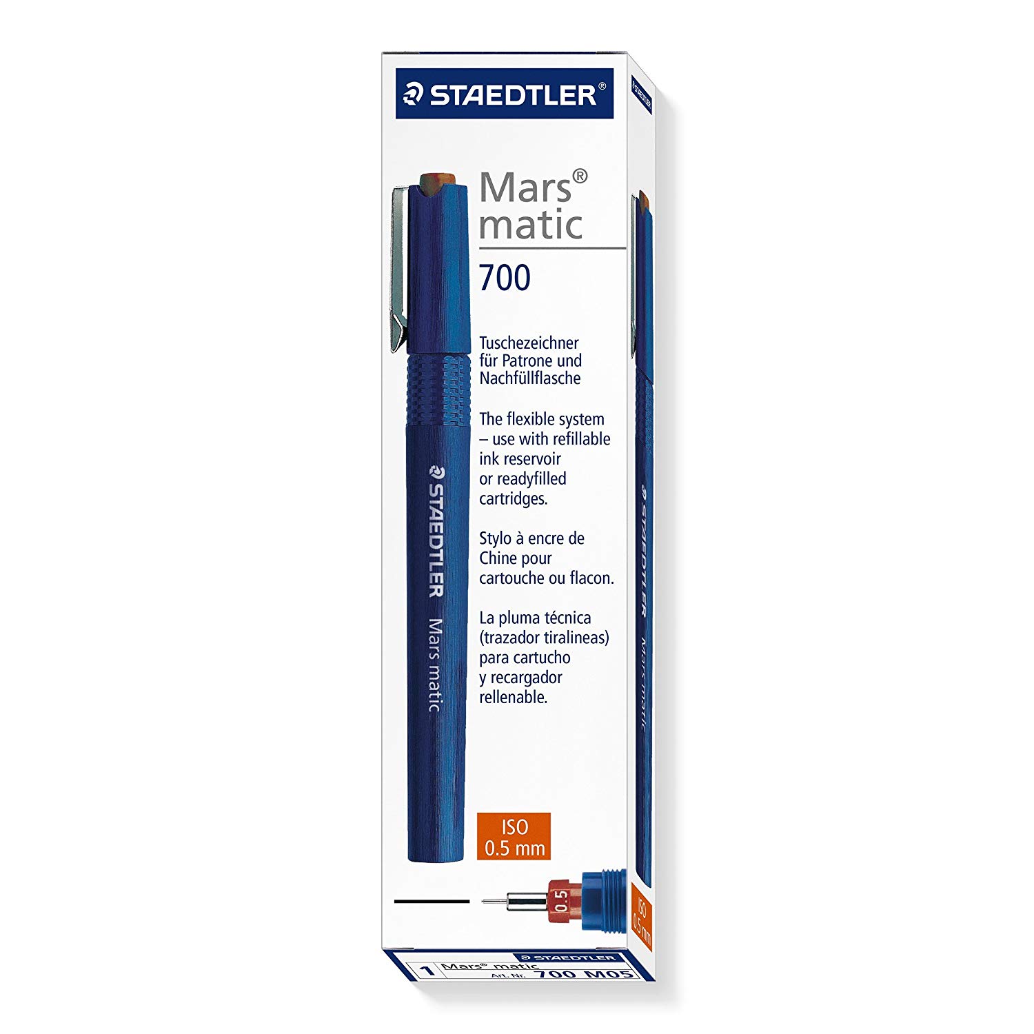 Bút can kỹ thuật cao cấp STAEDTLER Mars mastic 700 (0.1mm,0.2mm,0.3mm,0.4mm,0.5mm,0.7mm)
