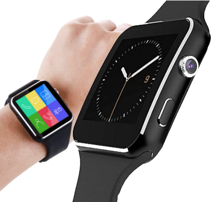 Đồng hồ đeo tay thông minh màn hình mặt cong Smart Watch X6 gắn sim nghe gọi như điện thoại giá rẻ