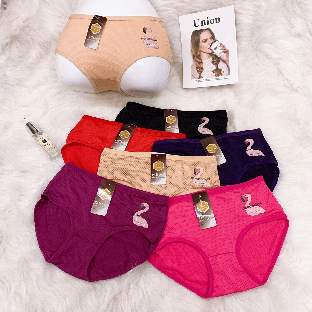 Combo 10 Quần lót Cotton thông hơi thoáng mát cho phái nữ TN