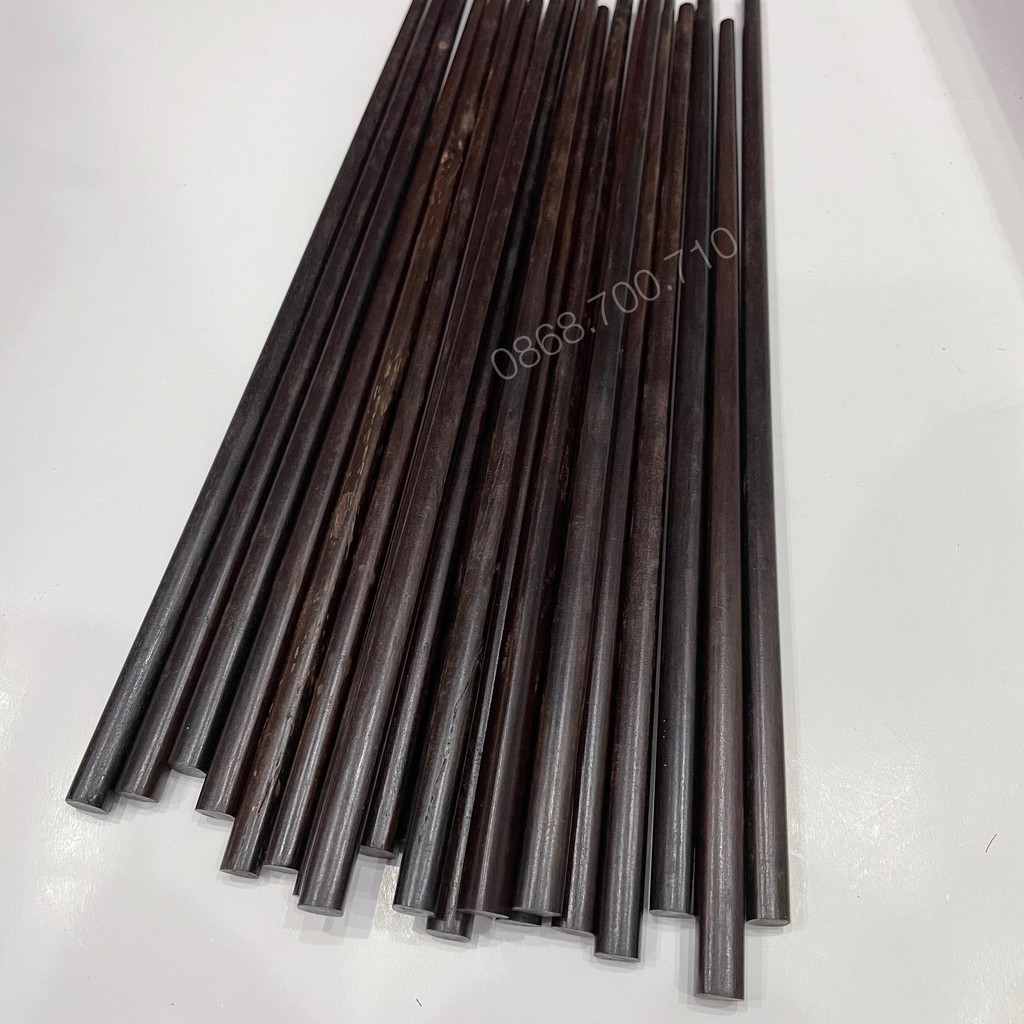 Đũa ăn gỗ Ổi đầu vuông trơn 10 đôi